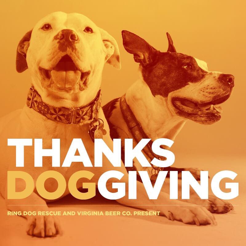 VirginiaBeerCo's tweet photo. #PintsForPits from 4-9 pm w/ @RingDogRescue, @GwendolynsWish, and #NauticalDog. @SuckOnThisBBQ too! #ThanksDOGgiving https://t.co/EkxCayX5QS https://t.co/gJNyLdTO0x