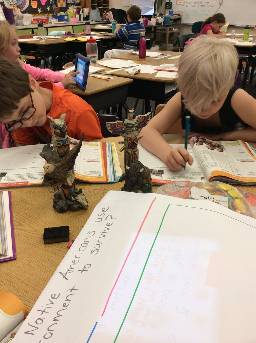 kellyzoucha's tweet photo. Learning about primary sources, Native American culture, &amp; practicing reading skills with our SS textbooks &amp; on iPads. #celebratelps @SocialStudiesCC #SSinCC https://t.co/DV3YnMv1VQ