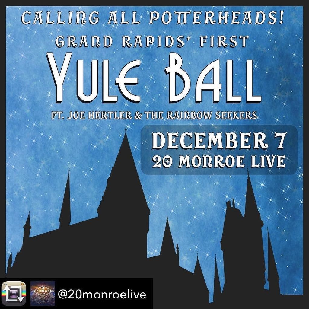 yeahTHATgr's tweet photo. Repost from @20monroelive
Calling all Potterheads! Dumbledore welcomes you to Grand Rapids’ first Yule Ball ft @Jo… https://t.co/yQDKUZv8Mv https://t.co/ErkcqTzRPt