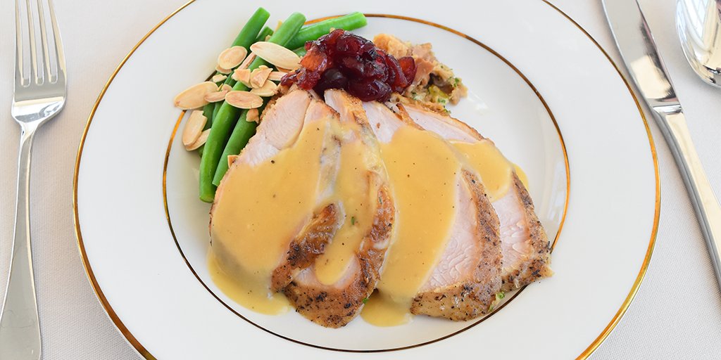 marchenola's tweet photo. Let us provide you with a #Thanksgiving experience you'll never forget! Herb Roasted #Turkey with natural pan gravy &amp; satsuma cranberry compote awaits you! View the full menu: https://t.co/z9lvwXd3Gy #nola #neworleans https://t.co/cL0eZN89ZI