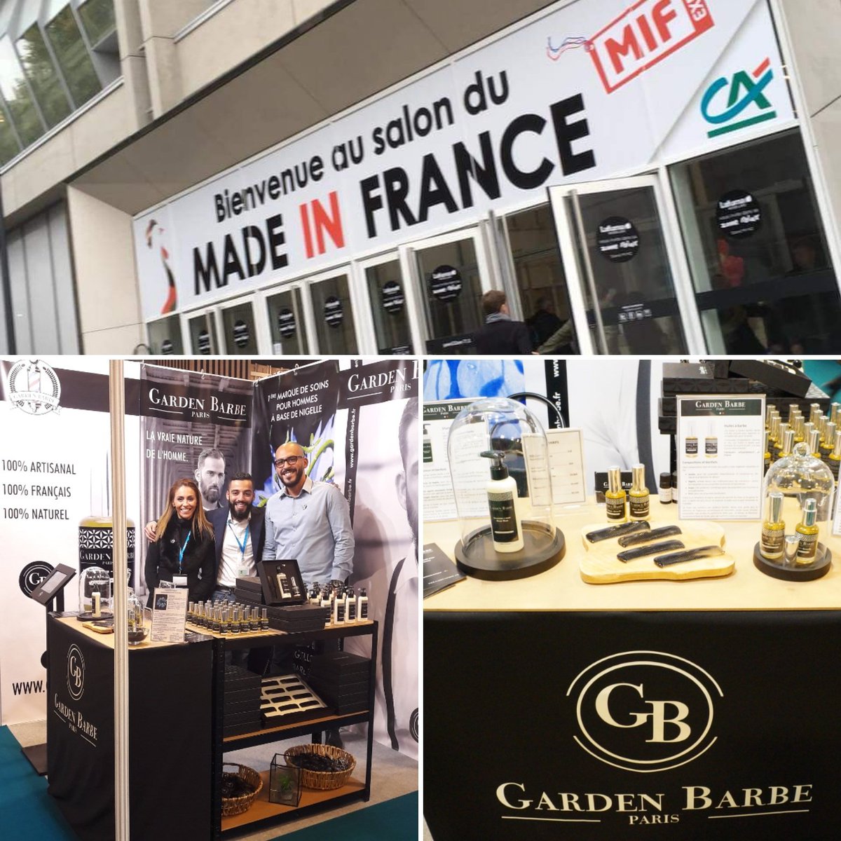 gardenbarbe's tweet photo. Garden Barbe au salon du made in France le week-end dernier au Parc des expositions de Paris. https://t.co/E5uoeQlU6Y