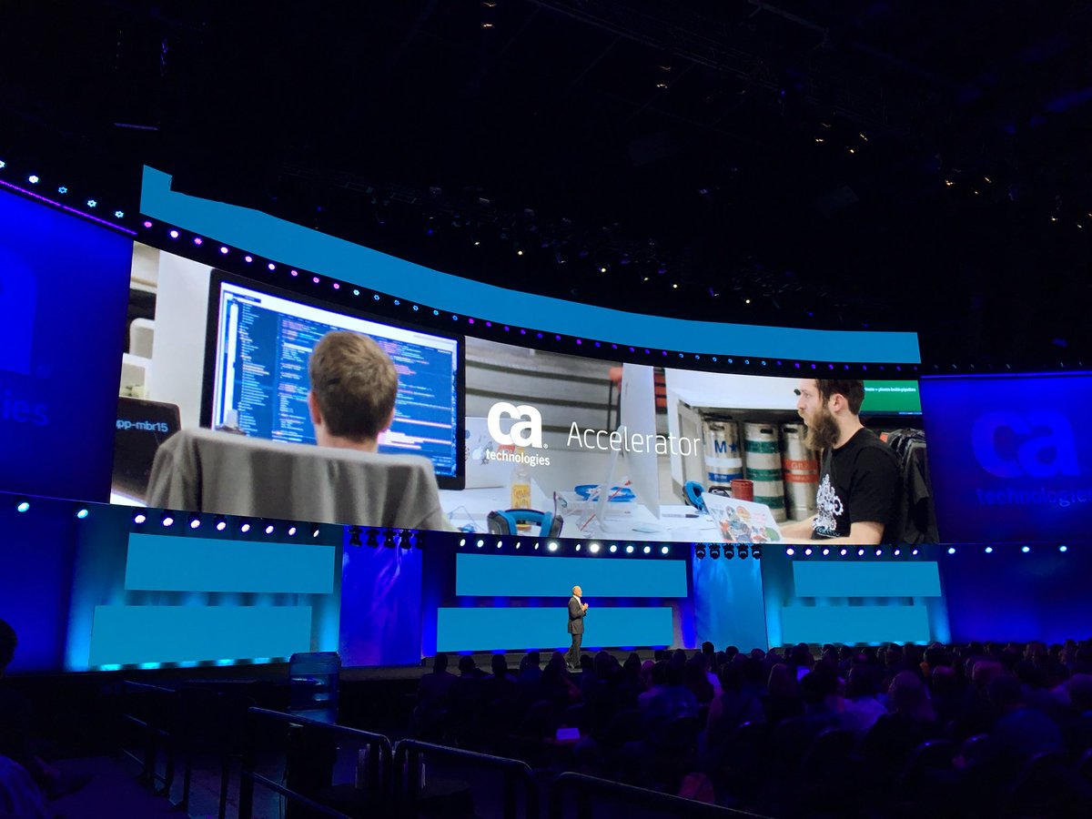 The next big breakthrough at <a href="/CAinc/">CA Technologies</a> is going to come from our Accelerator program. #caworld Cc <a href="/OttoBerkes/">Otto Berkes</a>