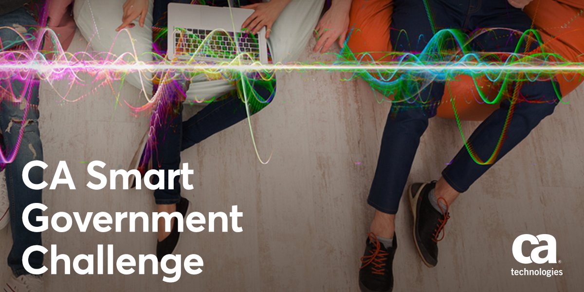 CAinc's tweet photo. Software innovation hits the public sector. We're rewarding $75,000 to the best government UX solution. Learn more: https://t.co/y1nLjhzB4z #CAWORLD https://t.co/HlQLM51ZfF