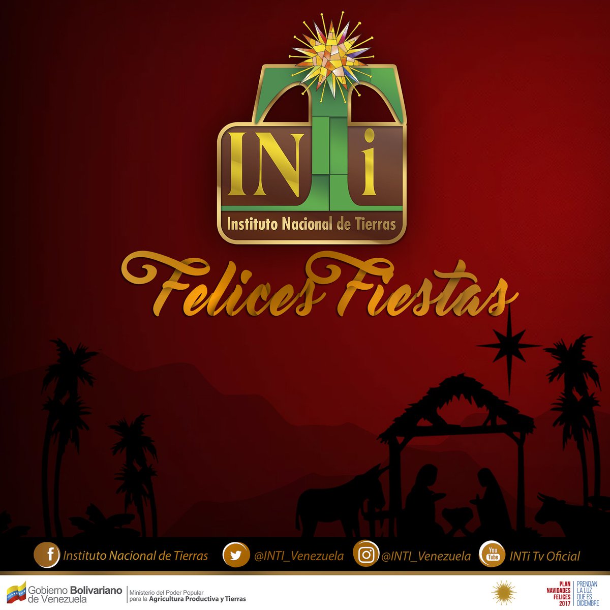 INTi_Venezuela's tweet photo. Tiempo de dar, tiempo para compartir, tiempo de unión ¡De eso se trata la Navidad! @LuiSoteldoPapel https://t.co/ORruwyeWkg