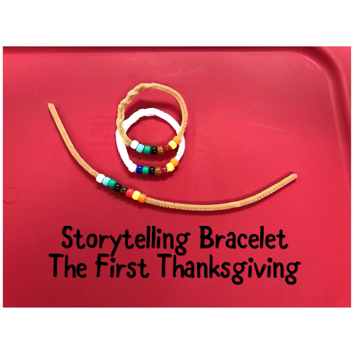 RdeKindergarten's tweet image. Mrs. Joyner’s Crew can share the story of Thanksgiving using a bead or two!!  #storytellingfun