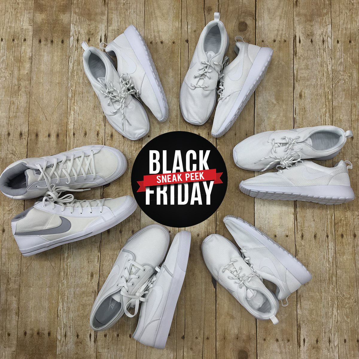 platoscambridge's tweet photo. Oh-La-La we’ve got NIKES galore & you won’t believe the UNREAL prices you’ll find them at #PlatosClosetCambridge on #BlackFriday! #sneakpeek #shoesforeverybody #yougetnewshoes #Nike #fitfam https://t.co/Ndhl3aPwmF
