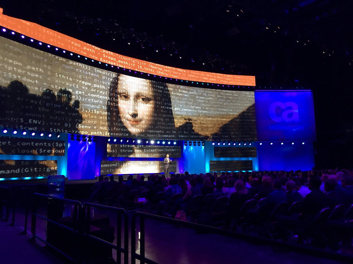 “Software is the creative medium of our age.” Applications in government, retail, services abound #CAWorld <a href="/MikeGregoireCA/">Mike Gregoire</a>