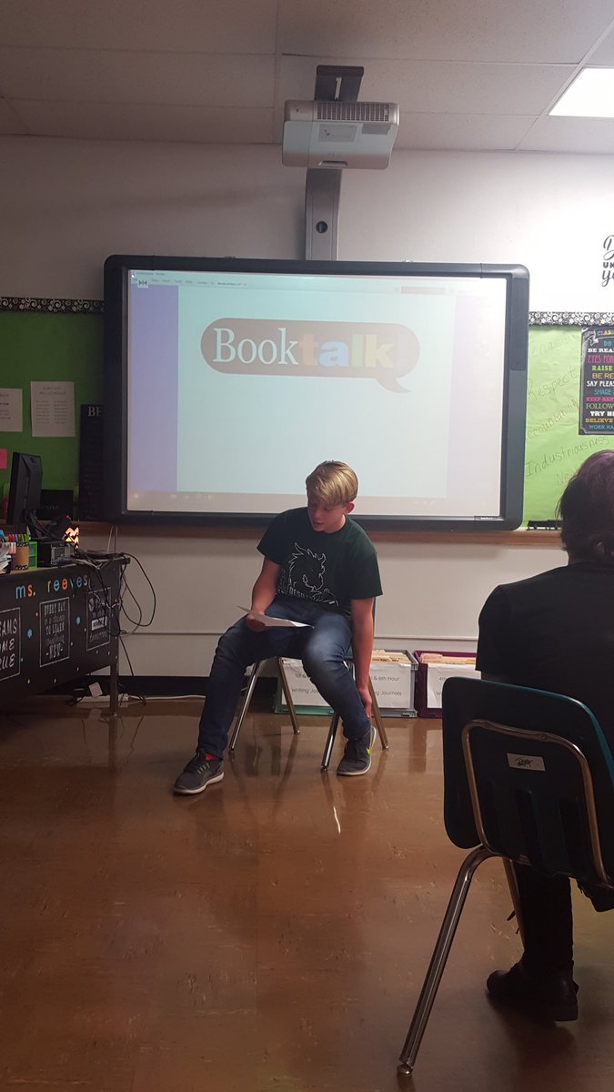 reevesclass's tweet photo. Book Jackets and Book Talks in Advanced ELA class. I'm so impressed with their creativity!!! #readingrocks #DJHSWILL https://t.co/MMyu1a6BXo