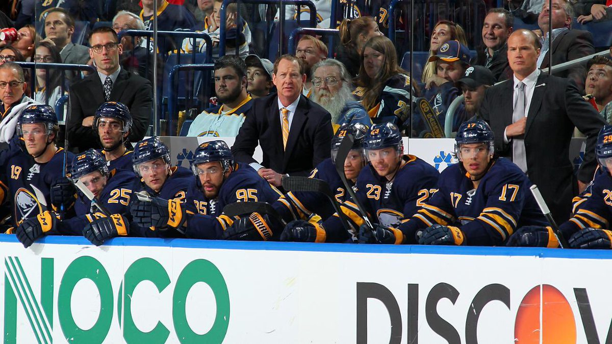 BuffaloSabres's tweet photo. Observations from @duffersabres on the start of our season + behind-the-scenes on #AmericansMade &amp; more on Linus Ullmark: https://t.co/coVKplv9zR #Duffalo https://t.co/BSxatzO1LX