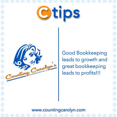 CountingCarolyn's tweet photo. Great bookkeeping leads to profits!!! https://t.co/Eg6Yk7NiHR