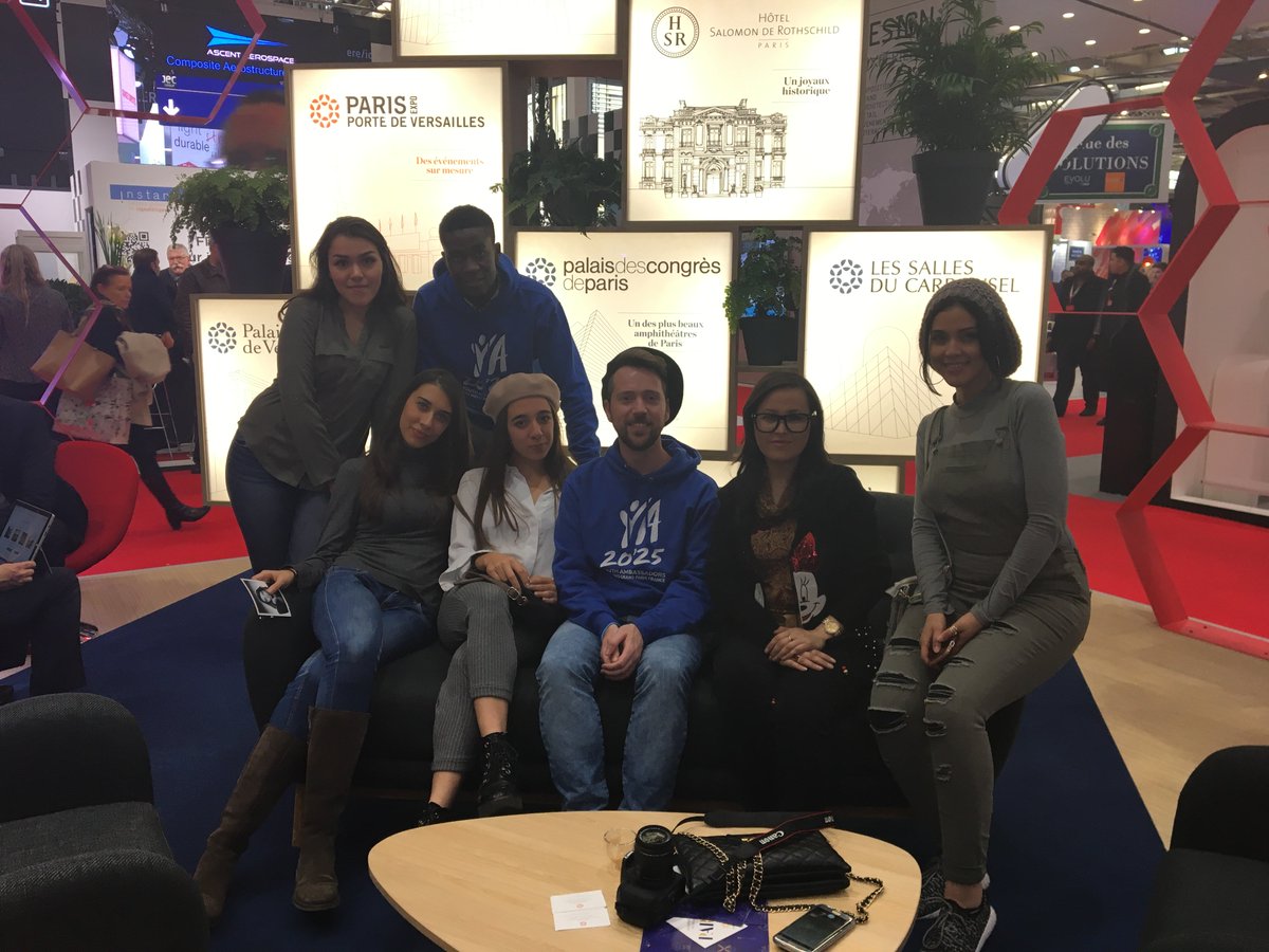 Palais des Congrès (@pcdeparis) on Twitter photo Ces jeunes ambassadeurs viennent des quatre coins du monde et passent une semaine mémorable à Paris pour soutenir la candidature #EXPOFRANCE2025. Au programme aujourd'hui : les coulisses de Viparis #JEVEUX2025 Ces jeunes ambassadeurs viennent des quatre coins du monde et passent une semaine mémorable à Paris pour soutenir la candidature #EXPOFRANCE2025. Au programme aujourd'hui : les coulisses de Viparis #JEVEUX2025
