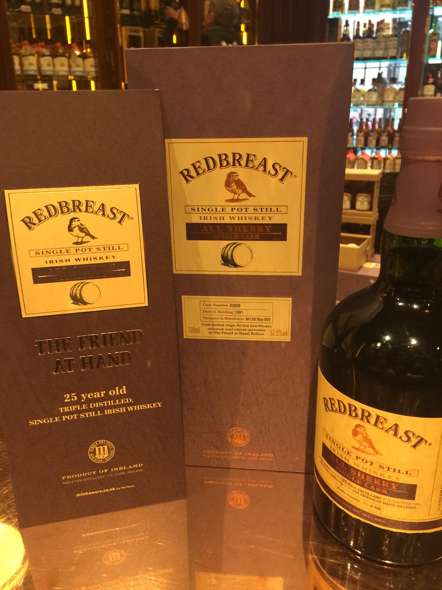 The Long Wait Is Over , The Bird has landed <a href="/TheFriendAtHand/">The Friend At Hand</a>  Redbreast All Sherry single Cask 25yr available now. #IrishWhiskey #Whiskey