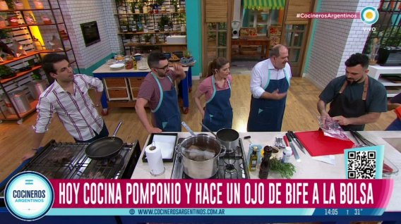 cocinerosarg's tweet photo. Hoy cocina #Pomponio ¡Ojo de bife, ojo de bife, todos queremo ojo de bife! Tremendo platazo en @cocinerosarg https://t.co/0dMMWCaHtR