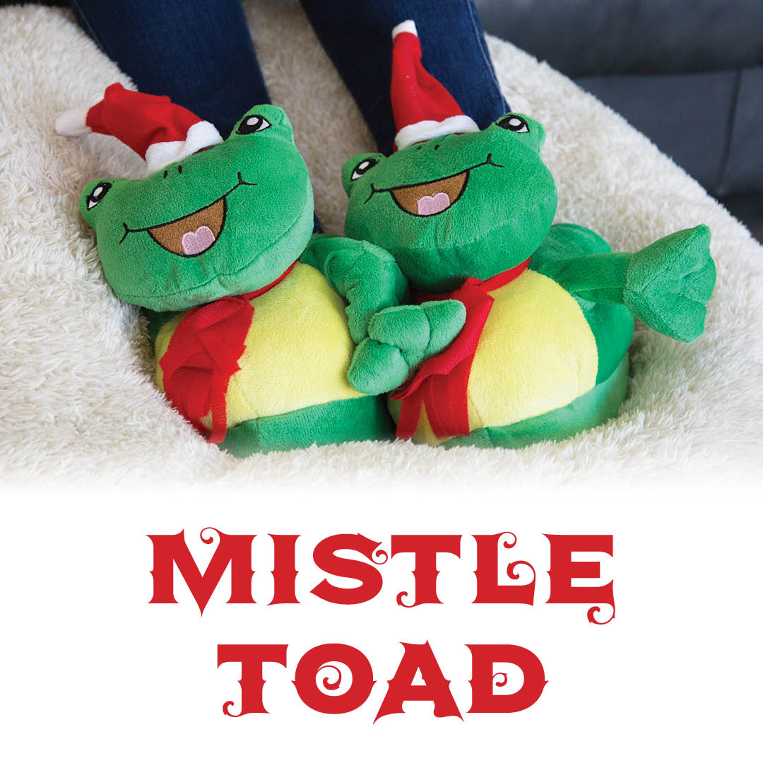 BuyHappyFeet's tweet photo. Just a hop, skip and a jump away from the holiday season! 🐸 https://t.co/h6gXPWBFJN
#happyfeetslippers #mistletoad #xmas https://t.co/A3xeWbm0O8