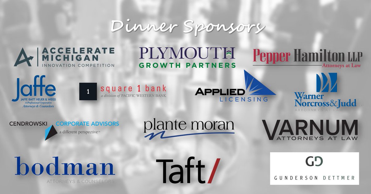 Thank you to our #MVCAwards17 Dinner Sponsors!