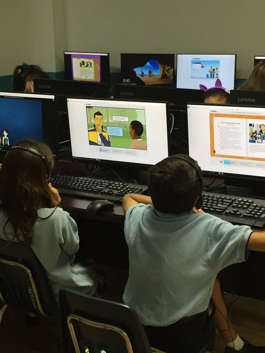 pilarlbaldwin's tweet photo. On line instruction in action at Somerset Gables Charter West Campus. School’s passing rate is 93%  !
@CurriculumAssoc #iReadyFL #miamicharters https://t.co/V57ESepx2V