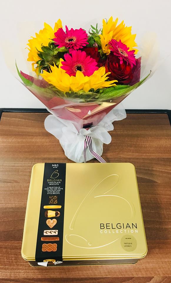 Lovely thank you gift from our client <a href="/gemofengland/">Gemma Freeman</a> following the launch of her brand new website! 💐 Thanks Gem 👍