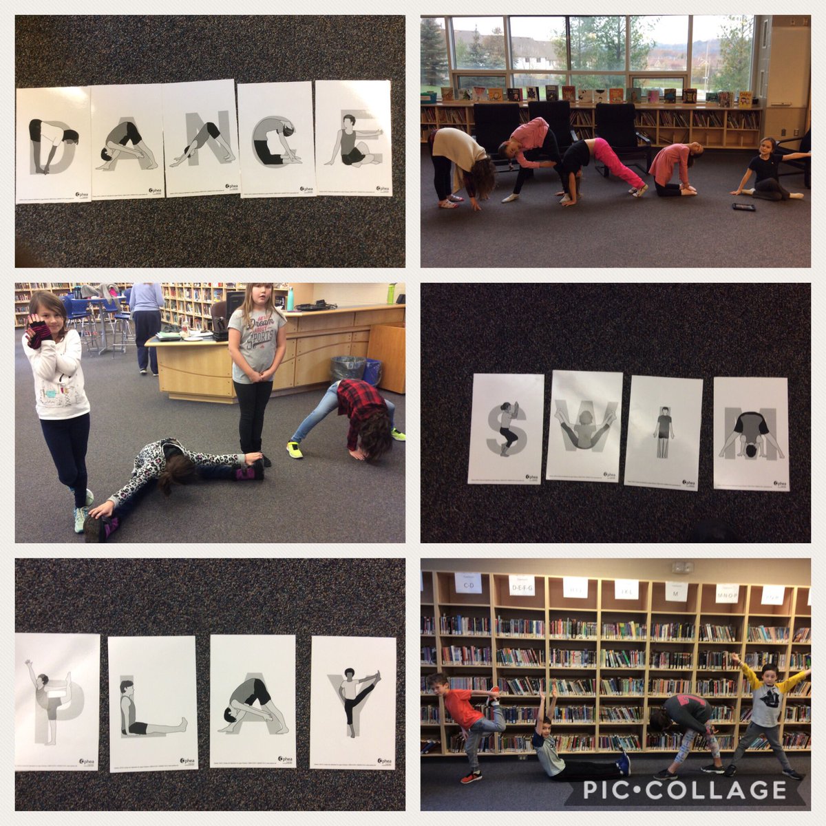 RosieKott's tweet photo. Be Active-an important aspect of well-being! Ss share their favourite was to get active using @opheacanada's Alphabet Yoga Cards. @SWO_HWDSB #HSCertES #LiteracyinMotion https://t.co/z9UbBPYfFy