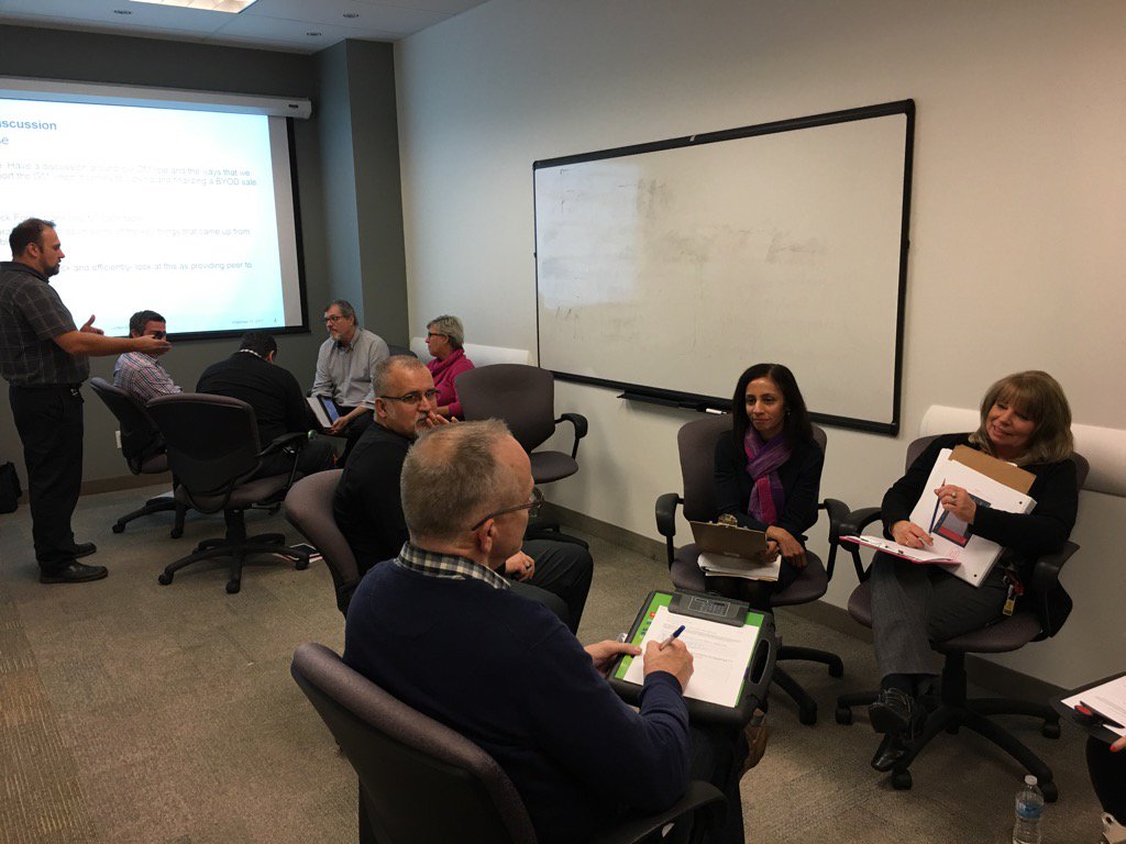dwilly579's tweet photo. #StaplesLearning Team Canada DM’s practicing leadership so we can DOUBLE DOWN on BYOD https://t.co/6liX99832j