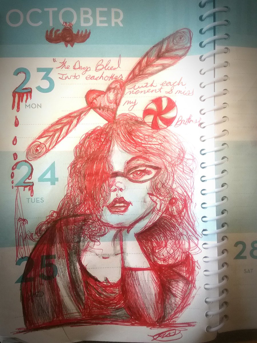 TessieART's tweet photo. #doodling in my planner! #CandyClaws I'm mean #CandyClause coming your way #tèssieMay #FranklinPianoGirl https://t.co/cMSsKhRZOS