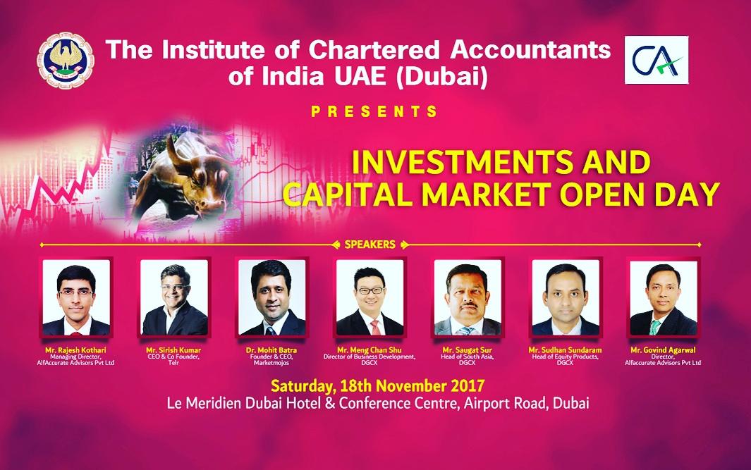 ICAIDubai's tweet photo. ICAI UAE Dubai presents Investments and Capital Market Open Day with a line up of prolific speakers on the subject!

#icai #icaidubai #icaidubaichapter #dubai #investment https://t.co/DcRXZgKZ4z