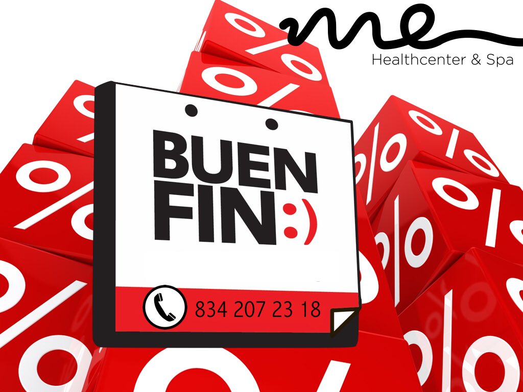 MEHealthcenter's tweet photo. El fin más barato del año ha llegado, es por eso que en ME Healthcenter &amp; Spa tenemos unas promociones increíbles.

Agenda tu cita con tiempo al 8342072318 y aprovecha nuestras promociones de lujo.

#MEHealthcenterandSpa #CdVictoria #itsallaboutME #BuenFin2017 https://t.co/YZ0ZKcn7AQ