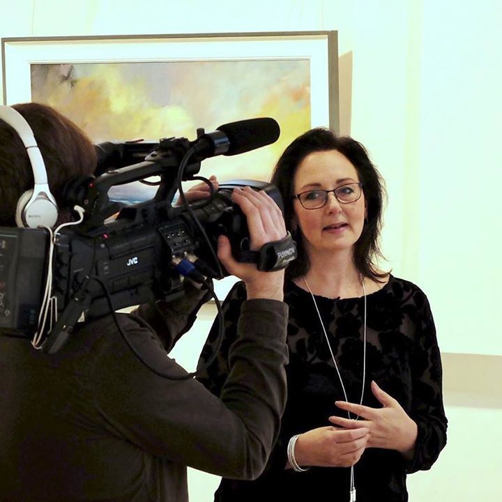 sjbfineart's tweet photo. Filming at the #Gallery in #Cardiff for two programs on @madeincardifftv . . . #nervewracking #scarybutfun #artistโฆ https://t.co/VfP8Zk8S8H https://t.co/AlBgFxFobN