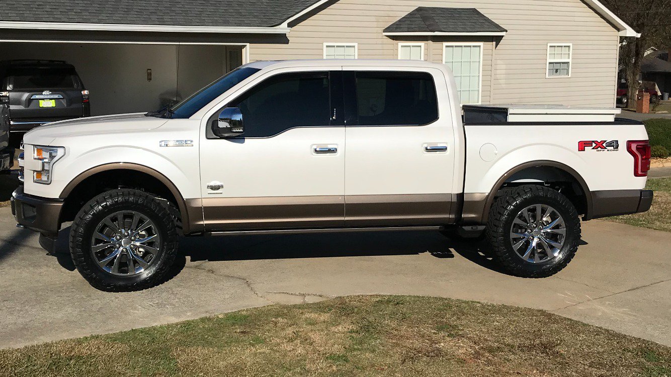 Jim's Tire & Service on Twitter: "This 2017 Ford F-150 just had a lift