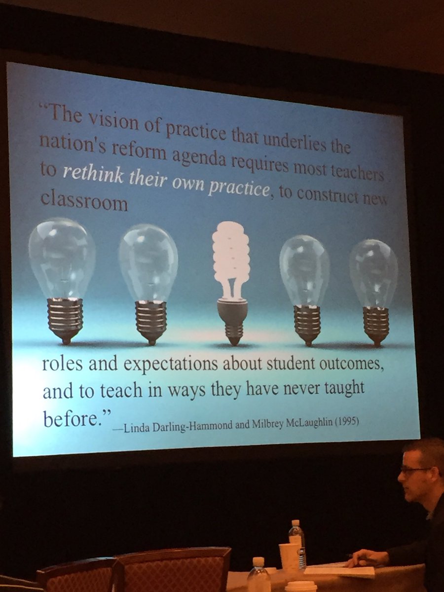 Challenge to teachers continue to look for ways to make sure all students learn #PLC