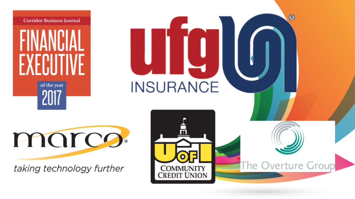 CBJournal's tweet photo. Thank you #CBJCFO sponsors @unitedfiregroup, @MarcoTechnology, @UICCU and @Overture_Group! We couldn't host this event without your input and support. https://t.co/8diQHSyr51