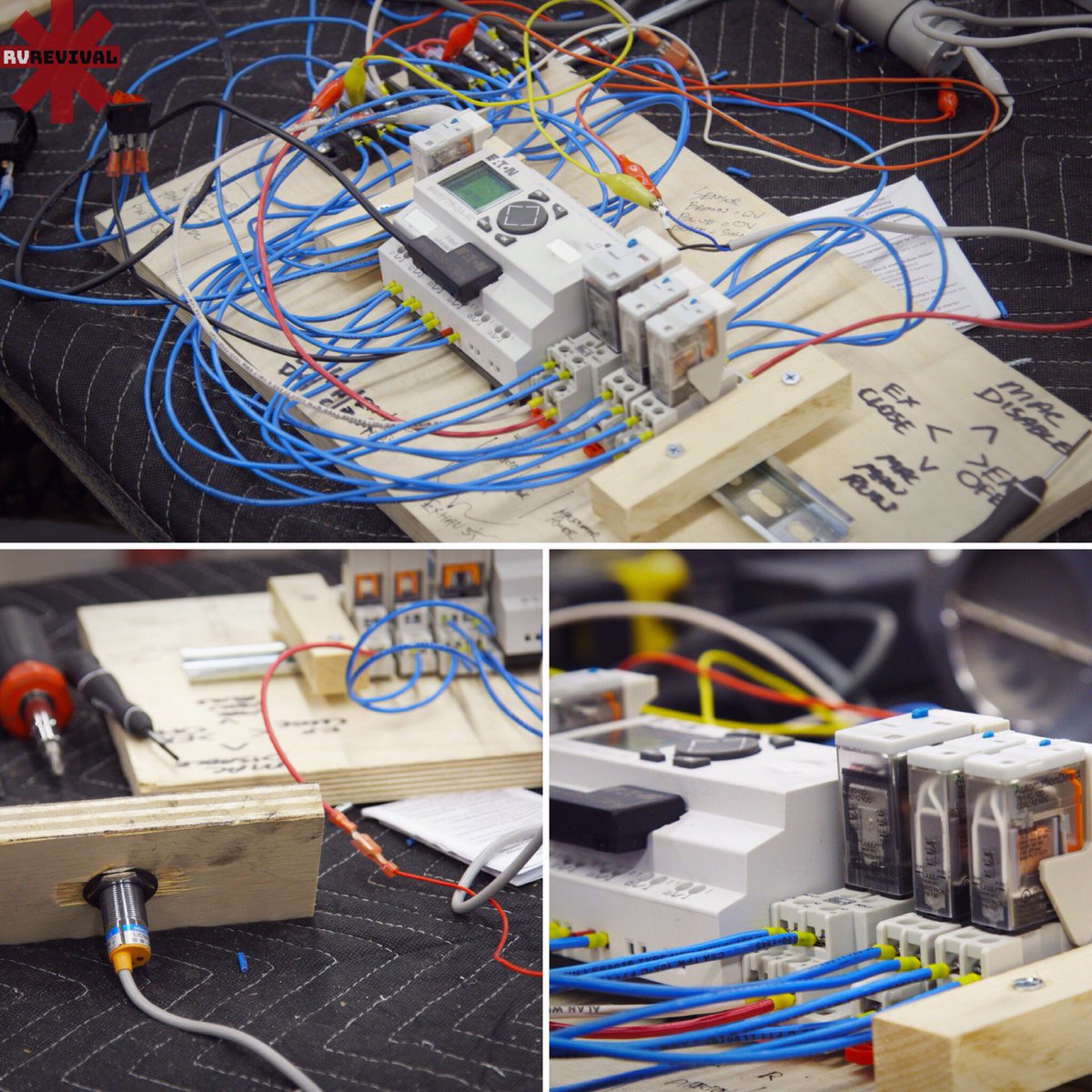 Programmable relay system being built for a custom #Airstream. Check out our indiegogo, we need your help in finishing our historic documentary series all about Airstreams! indiegogo.com/projects/rv-re…