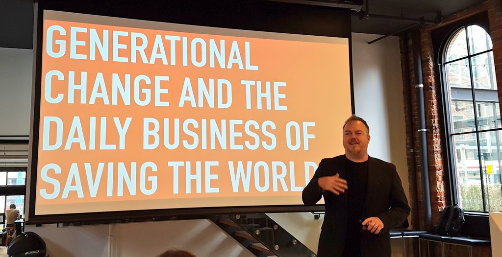 You know when a session has a  title this good it's going to be empowering ... and it was! Chris Tait nailed this talk #SMWTO #Inspired <a href="/ResonatorAgency/">Resonator Agency</a>
