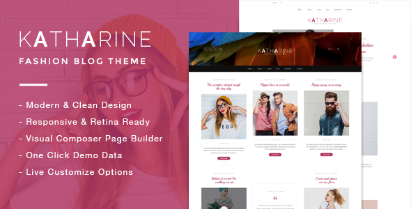 ItsWPLocker's tweet photo. #Wplocker #Free #WordPress #Themes #Plugins Katharine v1.4 - Modern Fashion Blog Theme https://t.co/6TYB37gwMQ https://t.co/mF0o760z3G