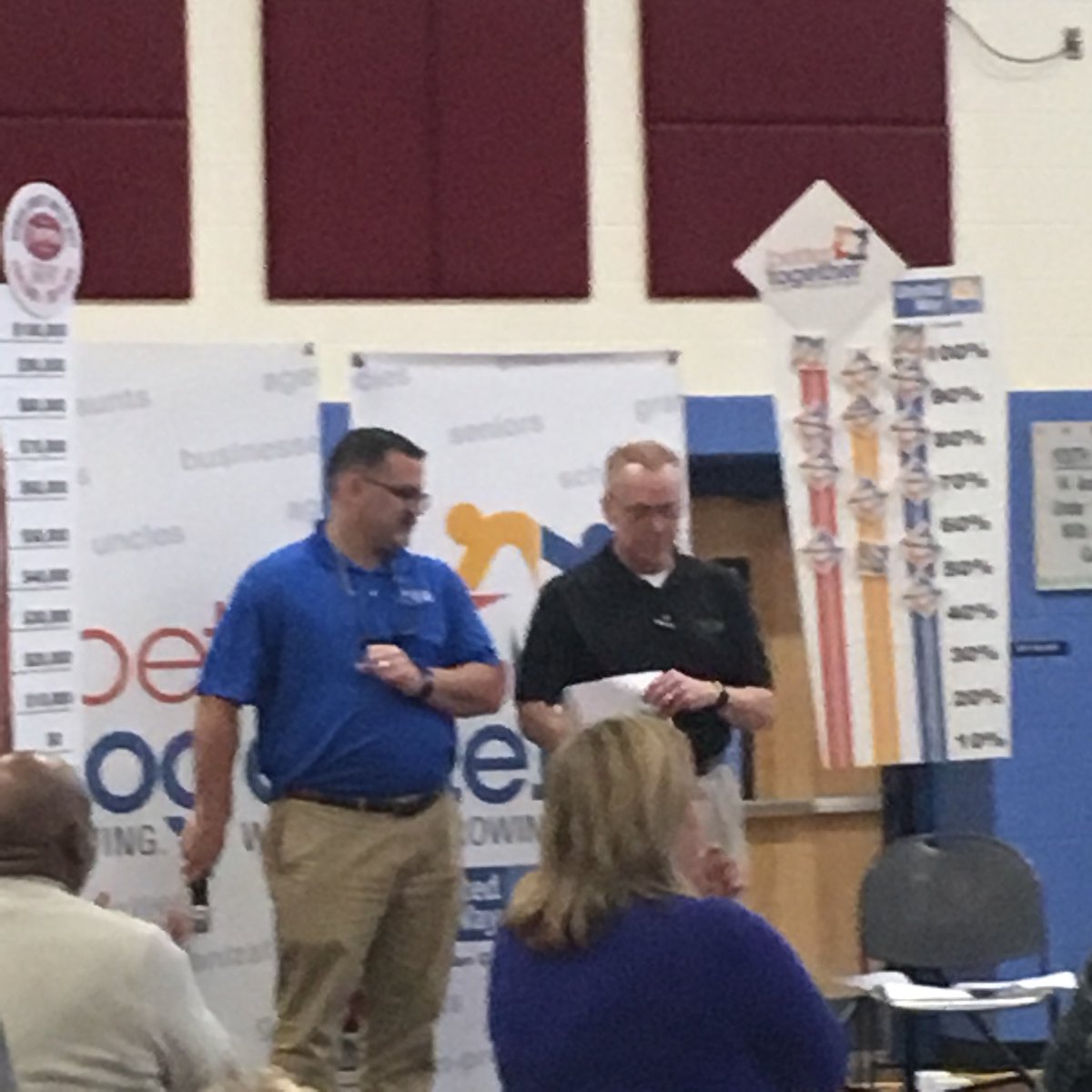 laraclaire's tweet photo. @CitySalisburyNC #citymanager and @rowancountync #countymanager announced we raised over 1.5 million for #rocounitedway #bettertogether https://t.co/jjqfAgPUjm