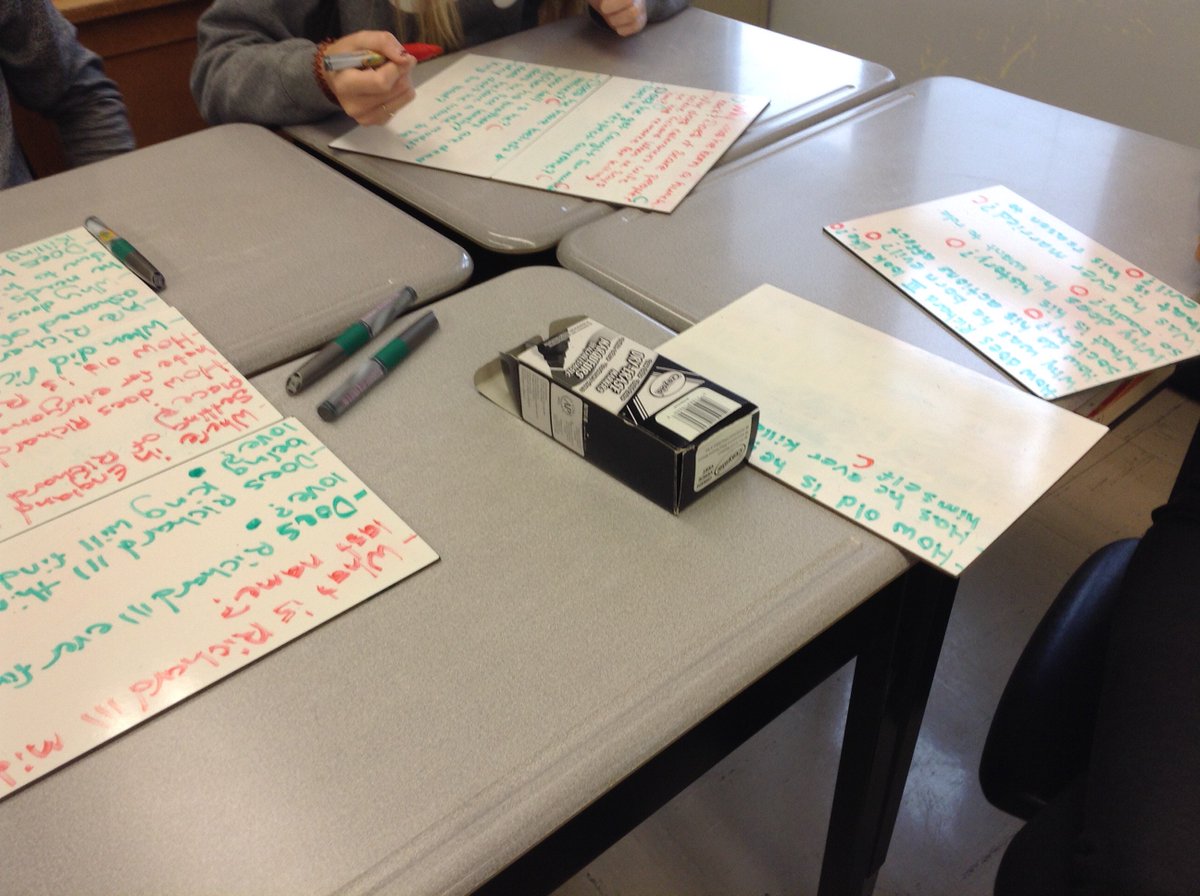MSHartCASS's tweet photo. Ss @HuronPark determine #openorclosed questions for #QuestionFocus about #richardIII https://t.co/3R38vBYiSB