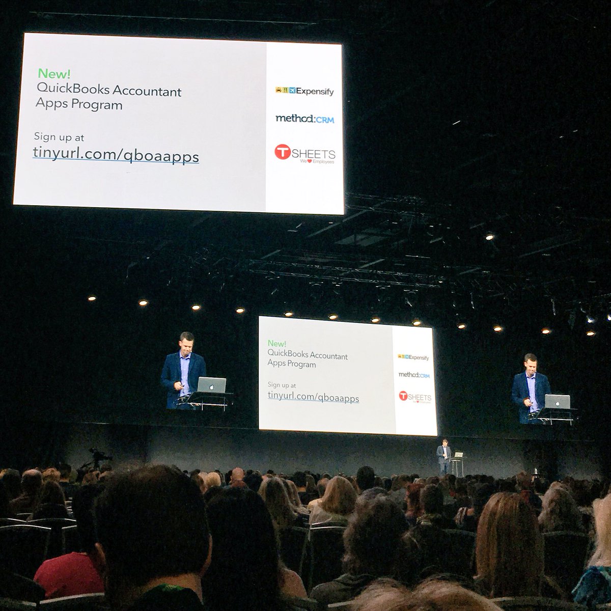 RealCreativeKim's tweet photo. Big #TeamIntuitApps news! Excited to be partnering even closer with @expensify @tsheets & @MethodCRM - looking forward to what’s to come! #QBConnect https://t.co/lH7inmP473