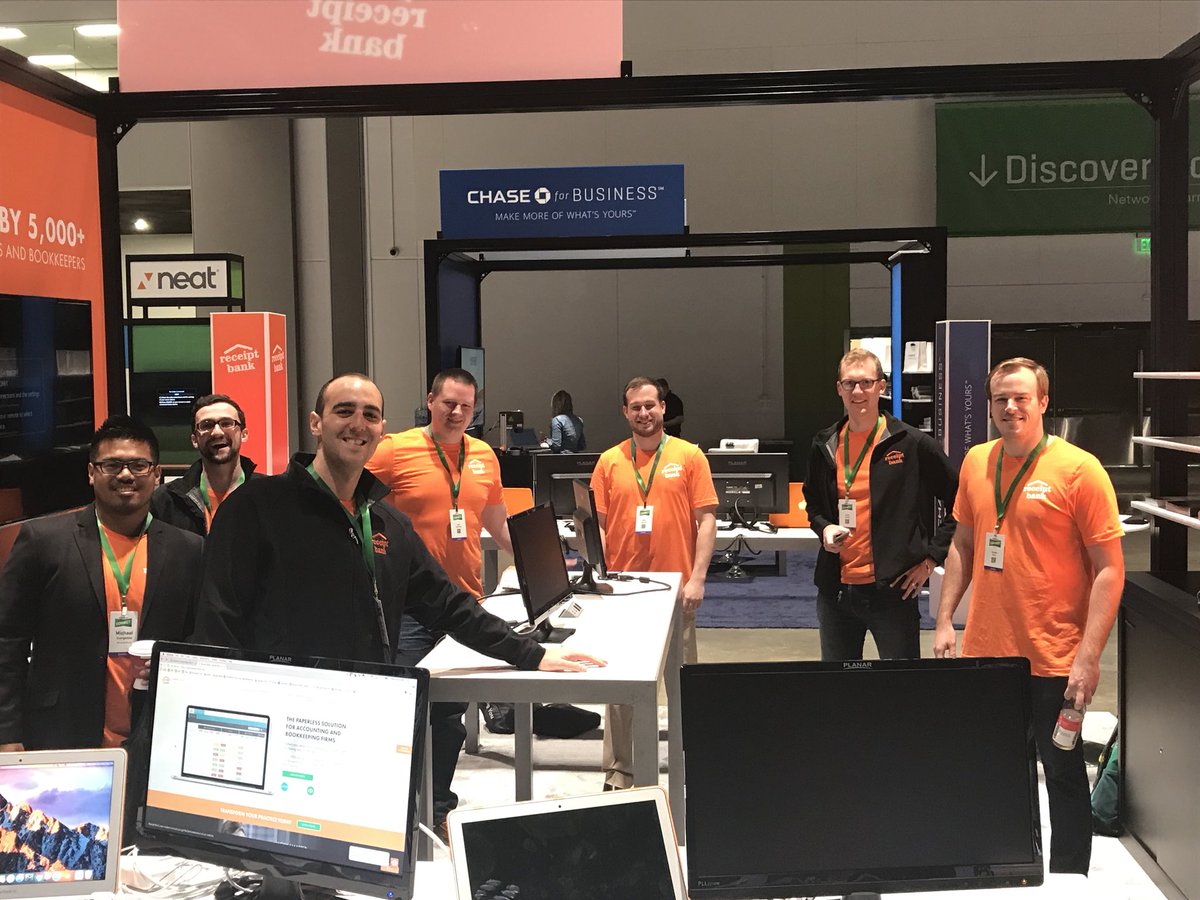 We’re here getting setup! Make sure you stops by! #QBConnect <a href="/ReceiptBank/">RB</a>