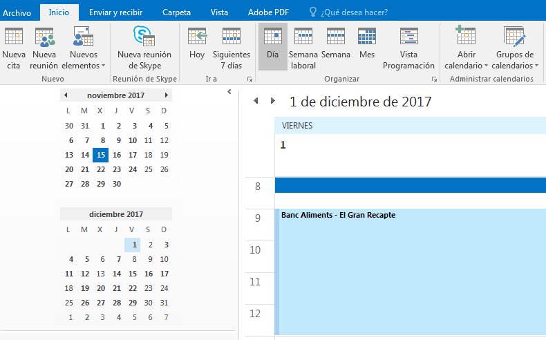 RamonRobert1971's tweet photo. La meva agenda pel divendres dia 1 de desembre. Pericos, sumen-nos tots al #GranRecapte de @BancAlimentsBcn! #RCDE #TonesdeVoluntat https://t.co/y6hBpVAl9U
