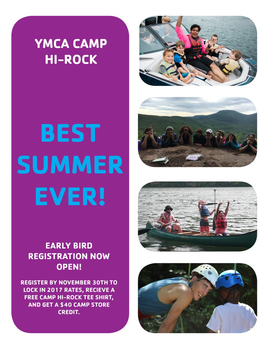 Early bird registration for summer 2018 open now!  ow.ly/5u6q30gzVkE