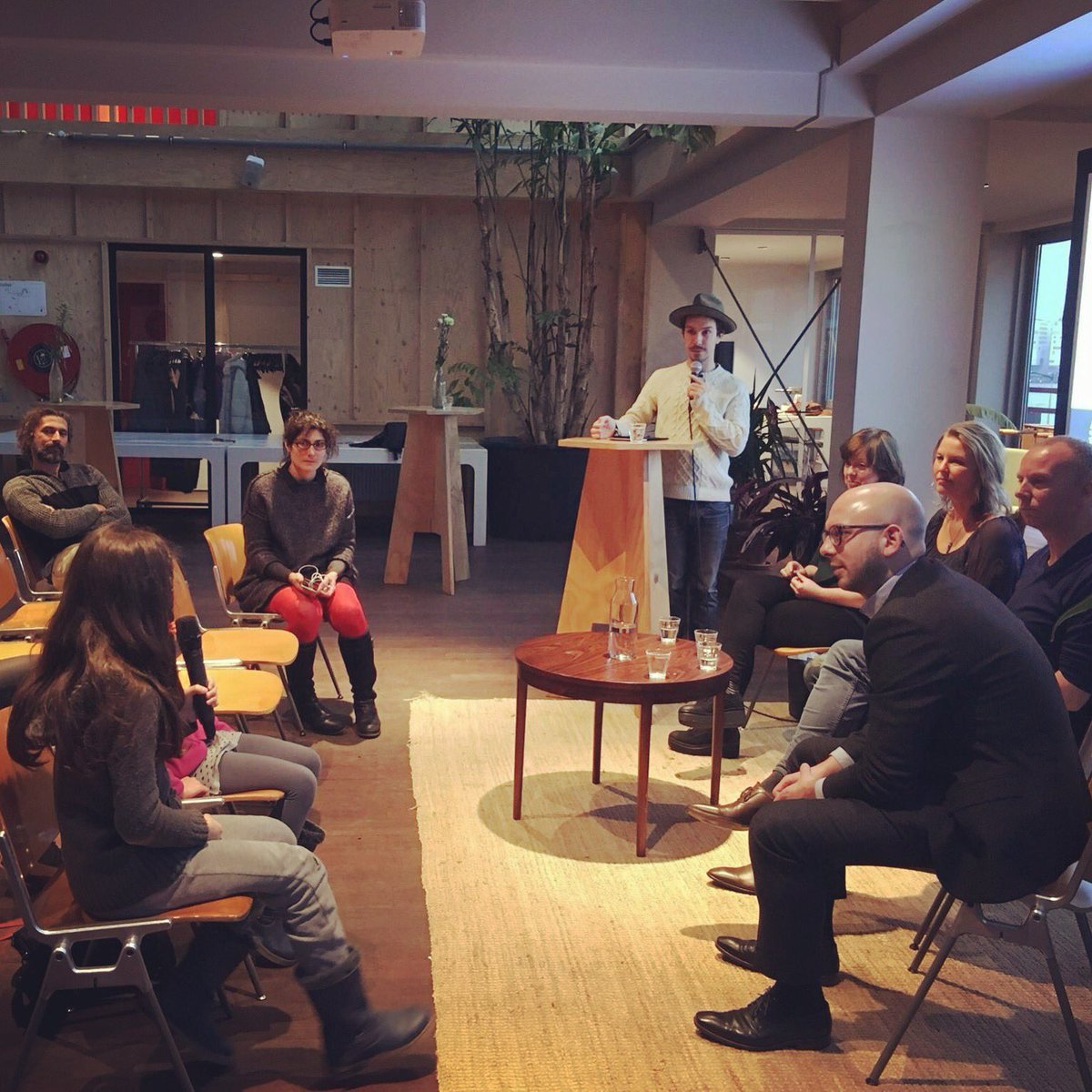 StarsCircular's tweet photo. Listen to kids! Yesterday's audience was very special. #CircularStar Tessa talking about #CircularEconomy #ThinkDif #EmpoweringKids https://t.co/VYmm22A94E
