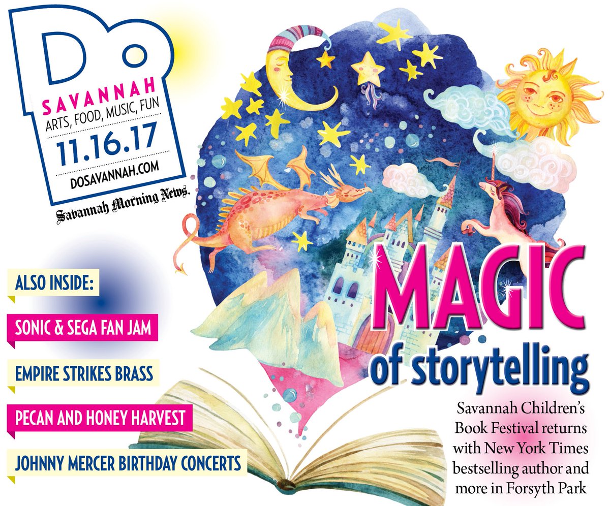 Share the #magic of #storytelling at the #FREE annual #Savannah Children's Book Festival! You'll also find <a href="/SavPhilharmonic/">SavPhilharmonic</a>, <a href="/EmpireStrikesB/">Empire Strikes Brass</a> #brassband &amp; more on stands Thursday &amp; online now at dosavannah.com!