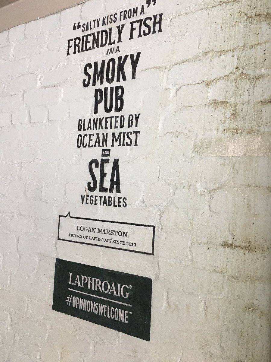 Amazing morning at <a href="/Laphroaig/">Laphroaig Whisky</a> today. What a fantastically, mysterious place and such powerful whisky #islay #laphroaig