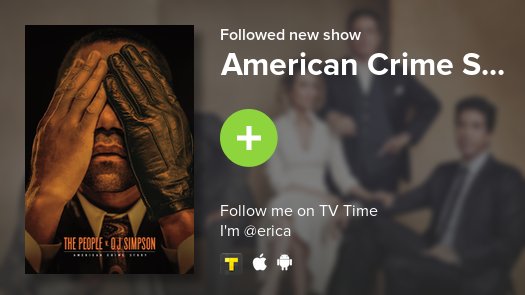 I just added American Crime S... to my library! tvtime.com/r/5Ayk #tvtime