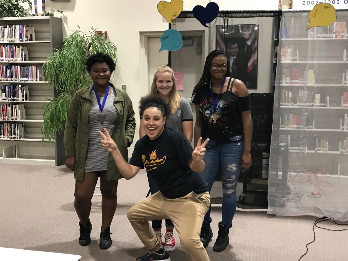 RiverviewSharks's tweet photo. Great time at the RVHS Poetry Jam! Congrats to our winners who will represent our school at the District Poetry Jam. Great job by all of our poets. https://t.co/H66k3i7FeM