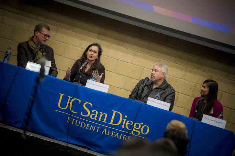 UCSanDiego's tweet image. Thanks to all the faculty and staff who shared their stories at our #firstgenucsd mixer earlier this month!