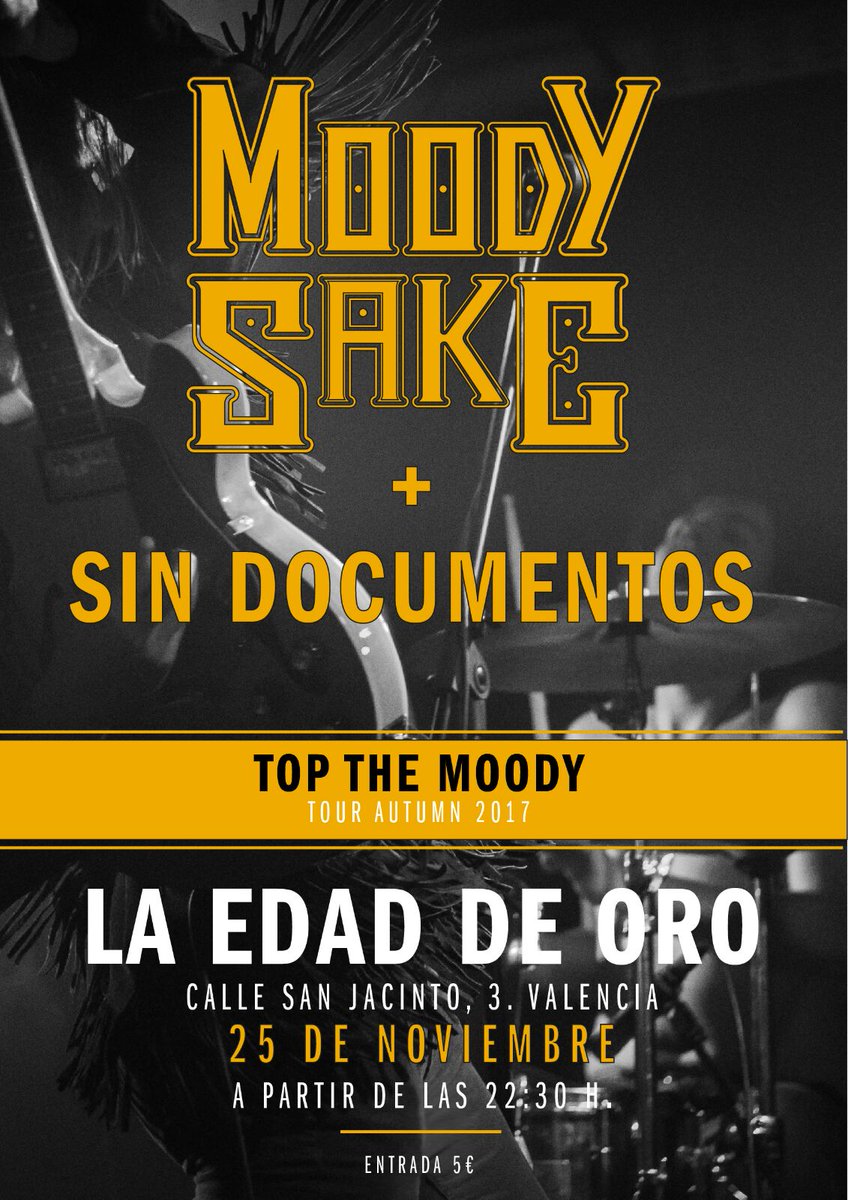 kingCreolevlc's tweet image. youtu.be/h9lKy-CHLMY
Conciertazo a la vista!! Esto es caña de la buena...esperando este bolo mucho tiempo!! @moodysake  @SinDocumentos