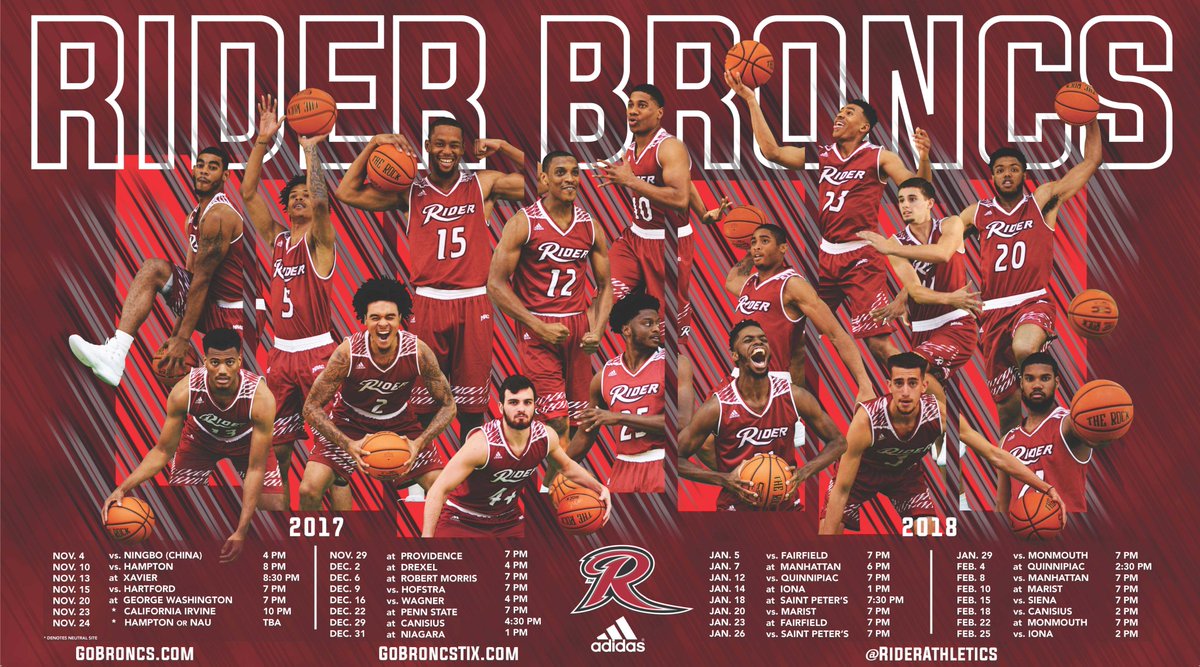 RIDERATHLETICS's tweet photo. Looking for something to spice up your wall? Look no further 🚨 the @RiderMBB and @RiderWBB posters have arrived 🚨  Stop by Alumni Gym to grab one. @PosterSwag https://t.co/2DFXWCSGjn