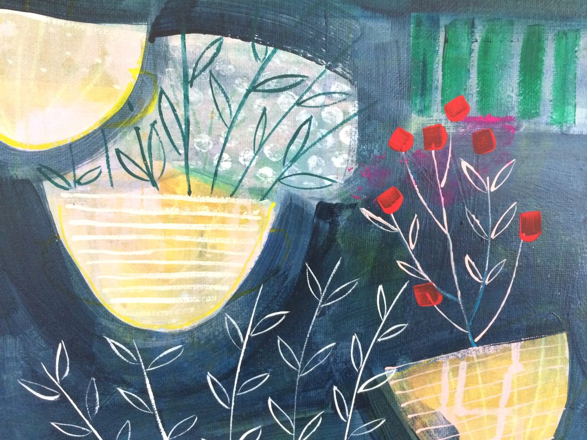 LesleySeeger's tweet photo. #Yorkshire plants @SilsonArt #contemporarypainting #colour #design #interiors #Harrogate2017 https://t.co/LPGsUsPoI3