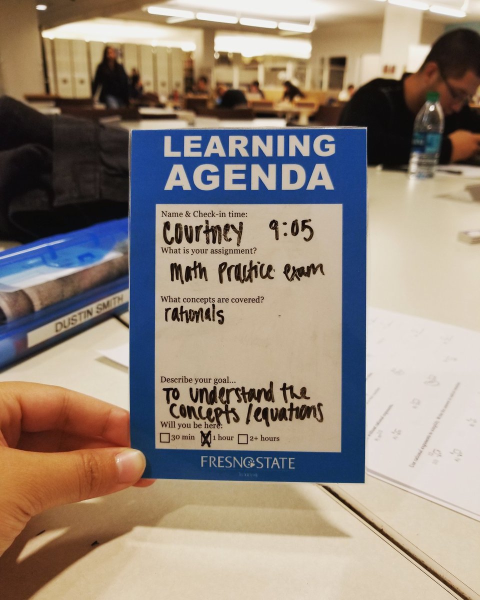 fslc_tutoring's tweet photo. Learning agendas are available at the Front Desk for students who seek tutoring. These cards will help you set timely and realistic goals.
#learn #FSLearningCenter #tutoring #goalsetting #goals https://t.co/OadBRJKw0p