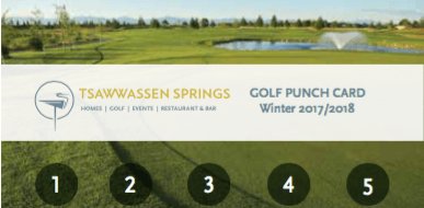 Our Winter Punch Card is now available! 5 rounds of #golf for $149 ($179 for non Springs Card holders) ow.ly/ymb930gu3Fq ❄️🏌️
